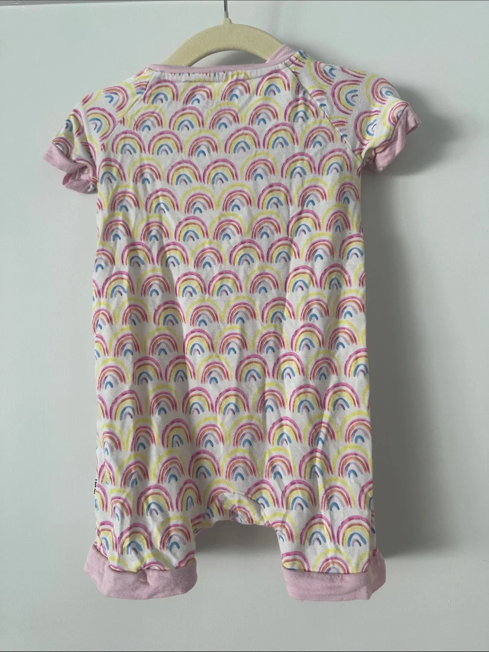 Little Sleepies Rainbow Print Romper